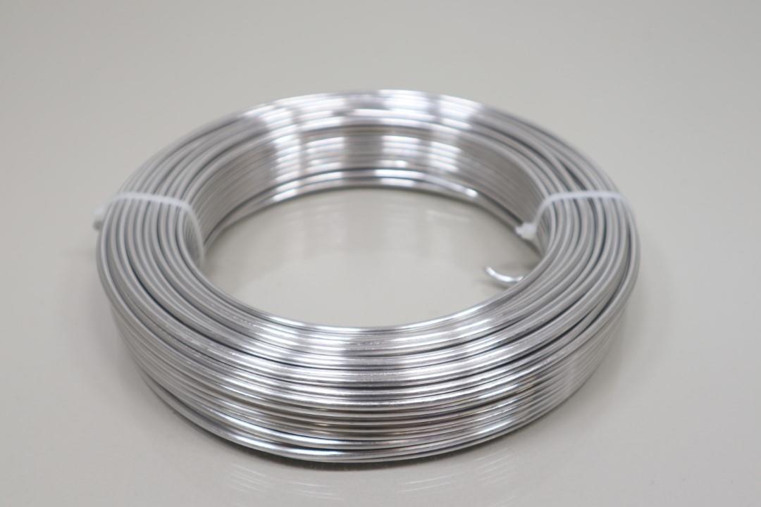 Draht Aluminium silber-blank 3,0mm 1 kg