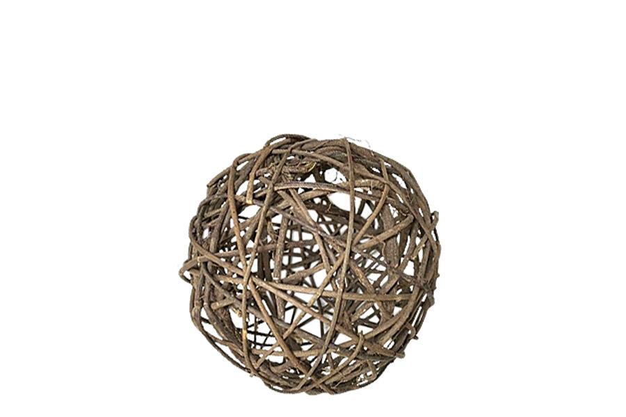 Rattankugel naturbraun 20cm