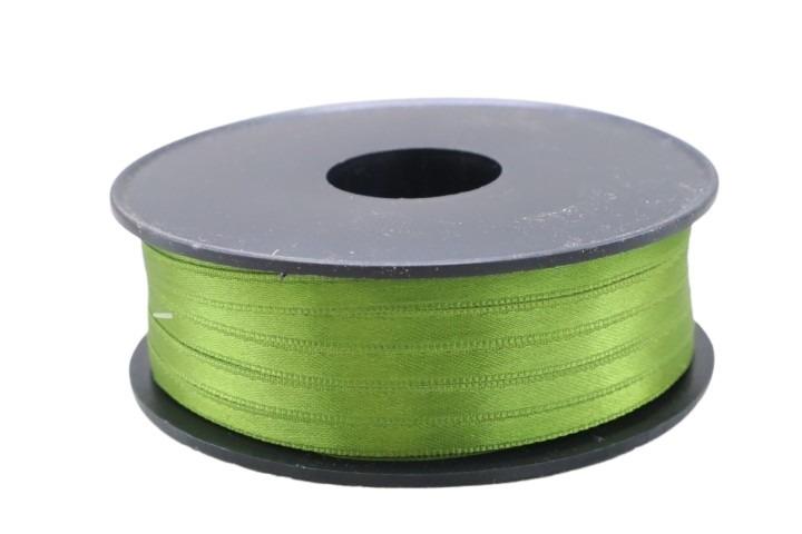 Satinband 3,5mm olivgrün -330