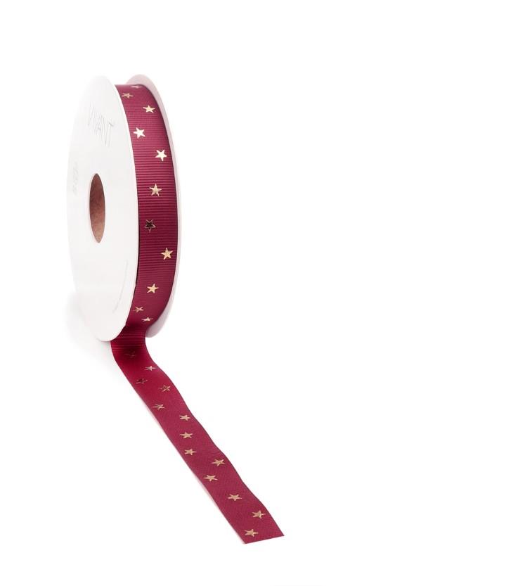 Band Classic Star 15 mm 20 Meter Farbe 21 bordeaux