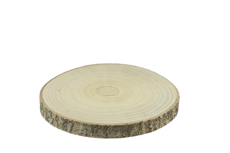 Baumscheibe rund Holz natur D26-30cm