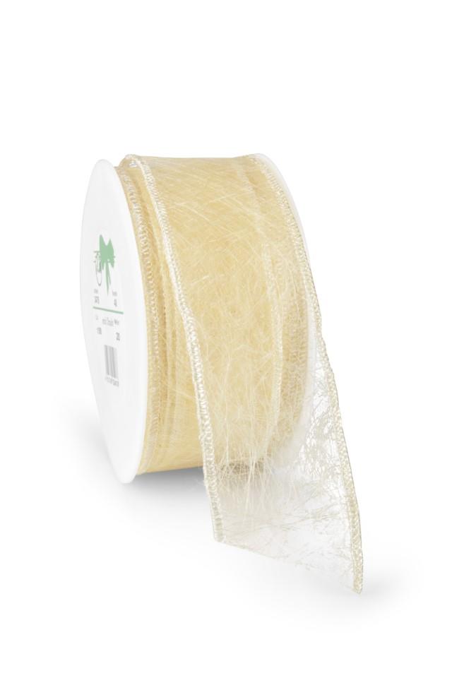 Vliesband wetterfest  creme 40 mm, 158