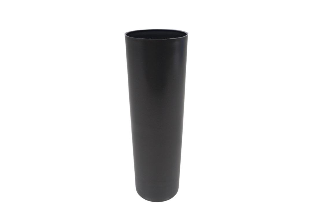 Vaseneinsatz schwarz oh. Rand H22cm D7,5cm -Boden D6cm NETTO