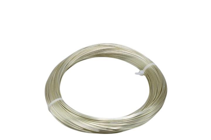 Aluminium-Draht 1,0mm 60m champagner