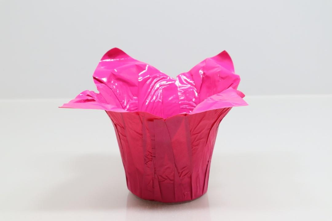 Deco Wraps wasserfest pink D13xH12cm