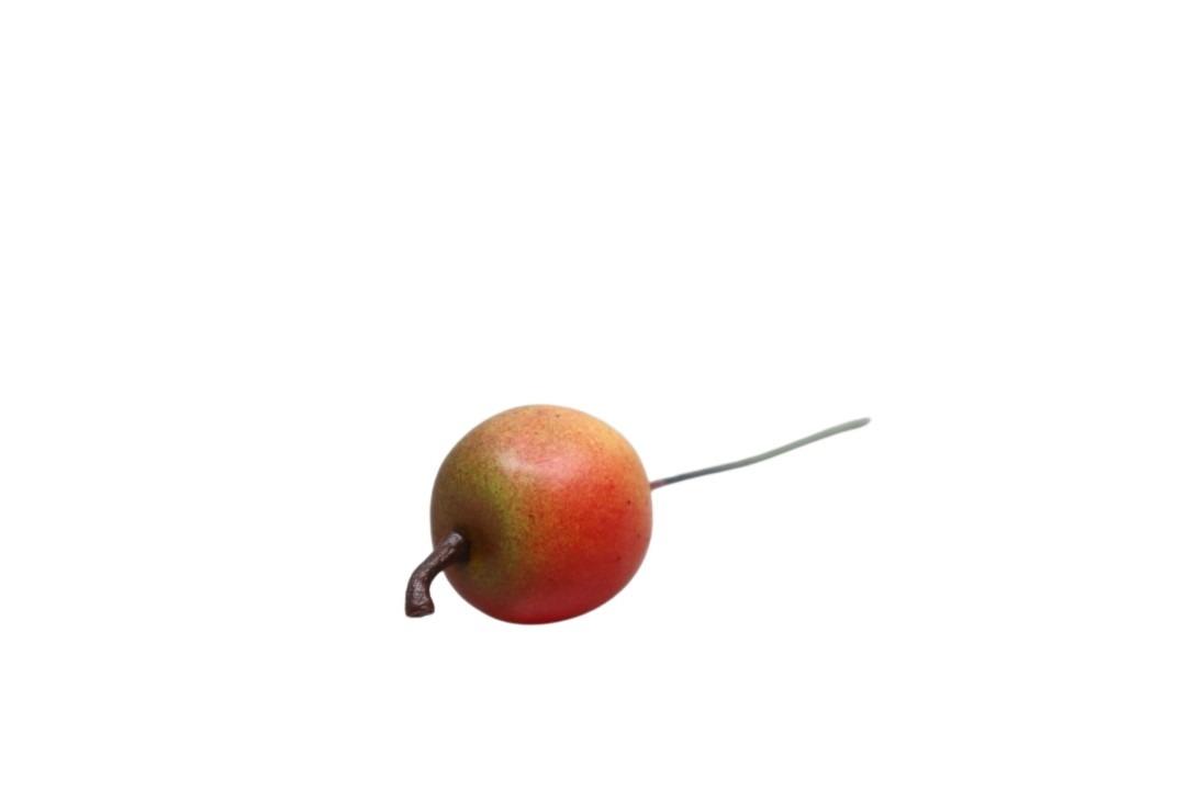 Apfel am Pick Cox rot/gelb D3cm