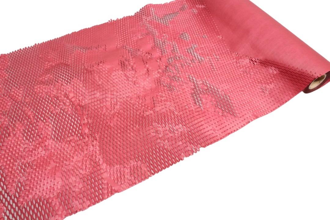 Wabenpapier dunkelrot 50 cm 25 Meter