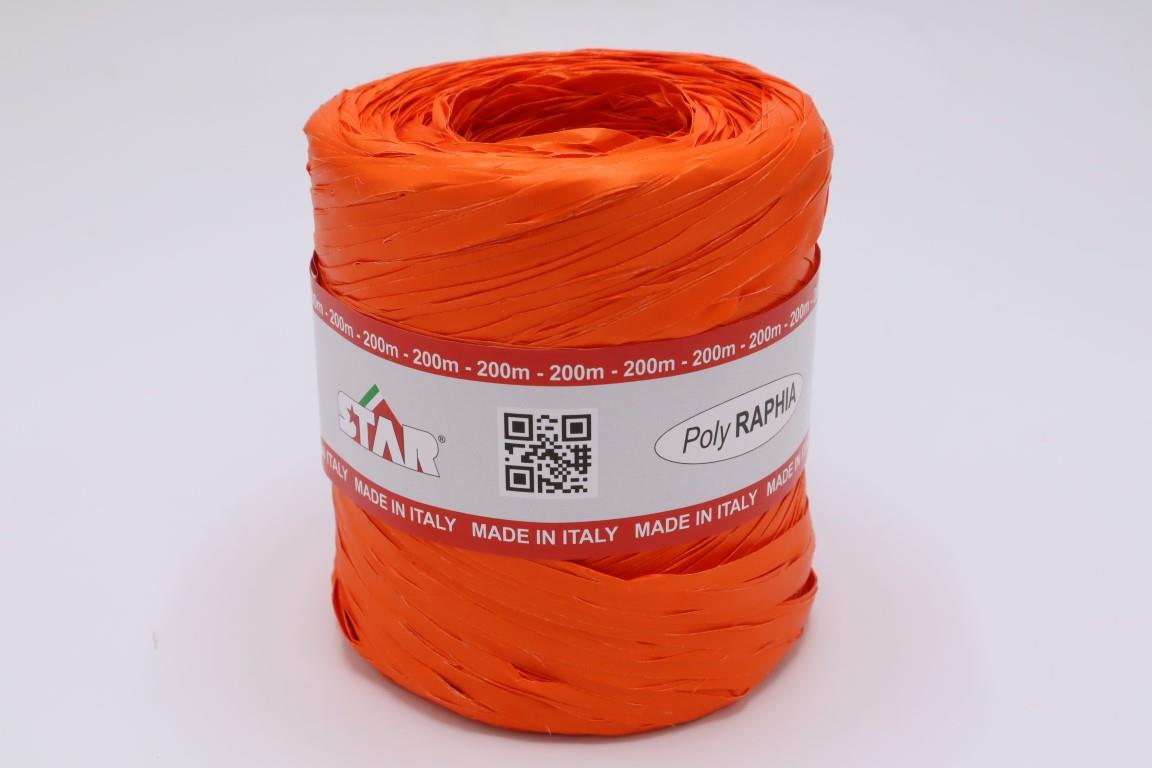 Polyraphia 15mm 200 Meter  orange   -54