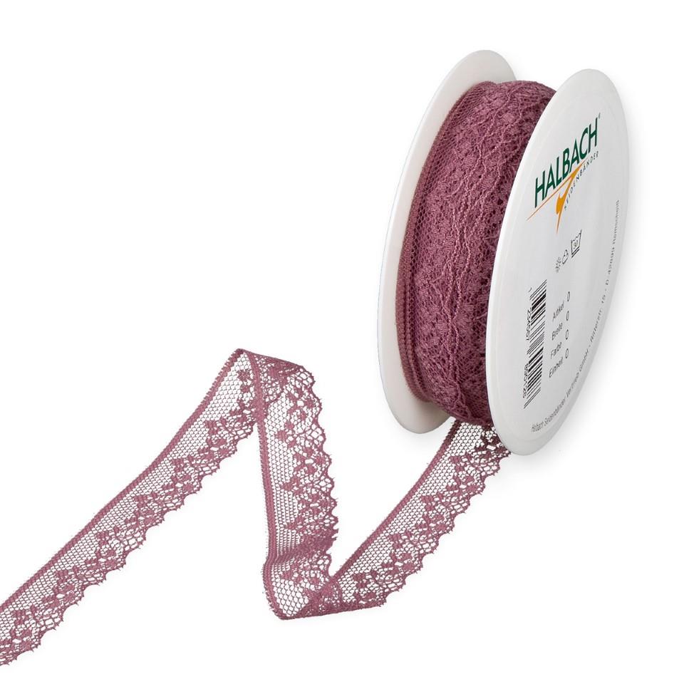 Spitzenband 18 mm 18 Meter berry 509