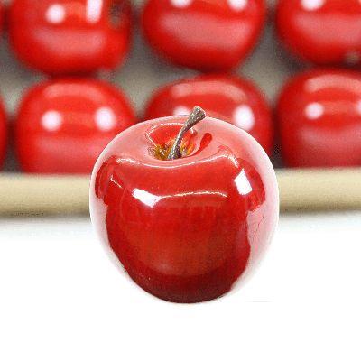 Apfel Lack 6cm rot