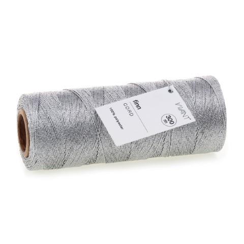 Kordel FINN 0,8 mm 300 Meter silber Farbe 01