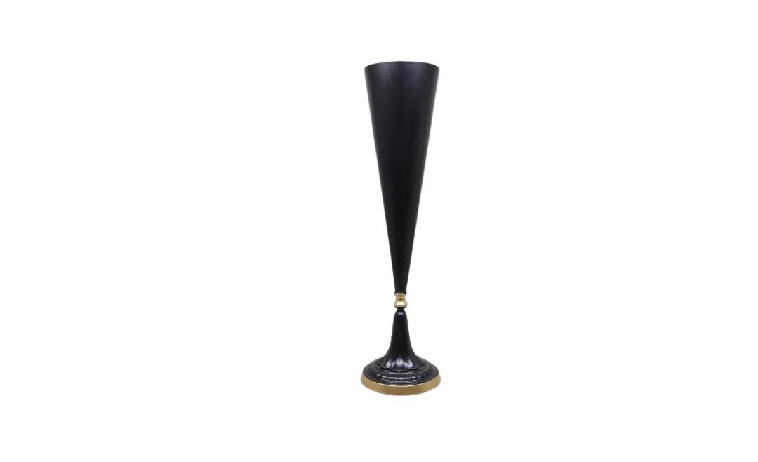 Pokal Metall schwarz/gold H118cm