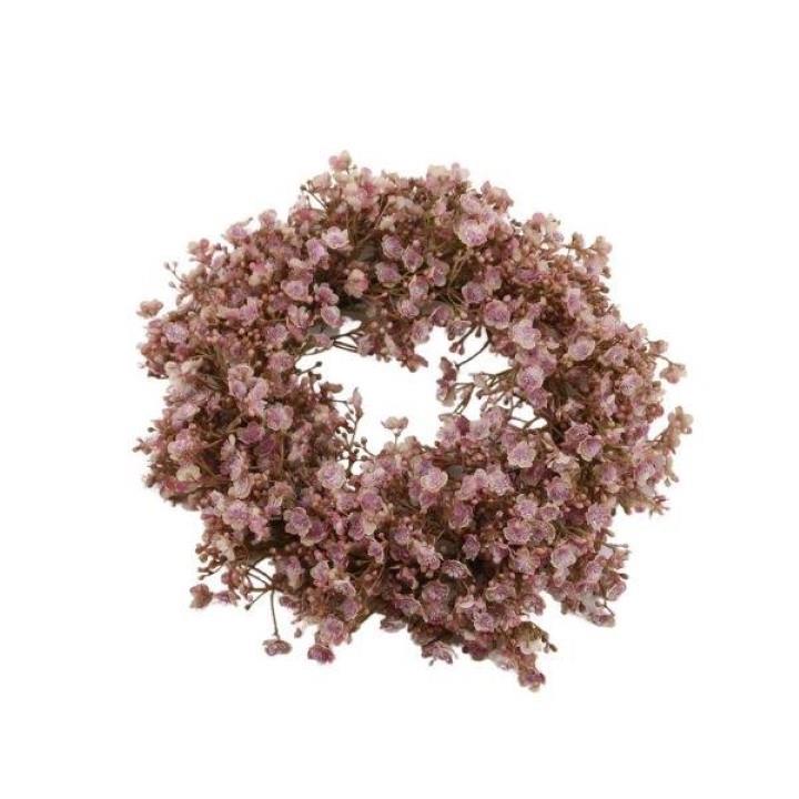 Gypso-Kranz purple-rosa 30cm