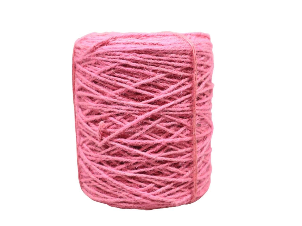 Kordel Flaxcord 3,5 mm auf Spule ca. 1 kg Farbe 11 pinkrosa