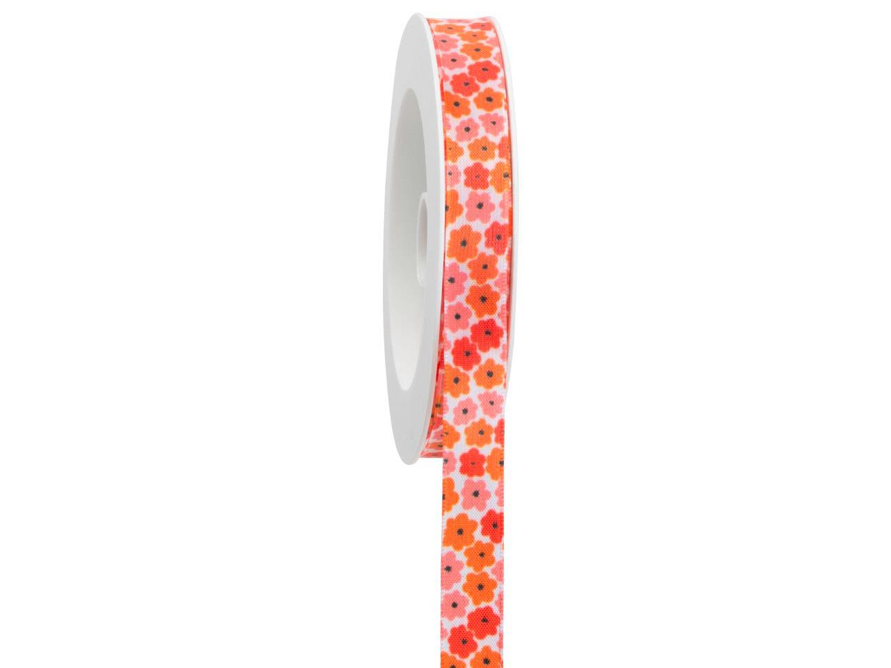 Band Flower Basket 15 mm 18 Meter 424 hot coral