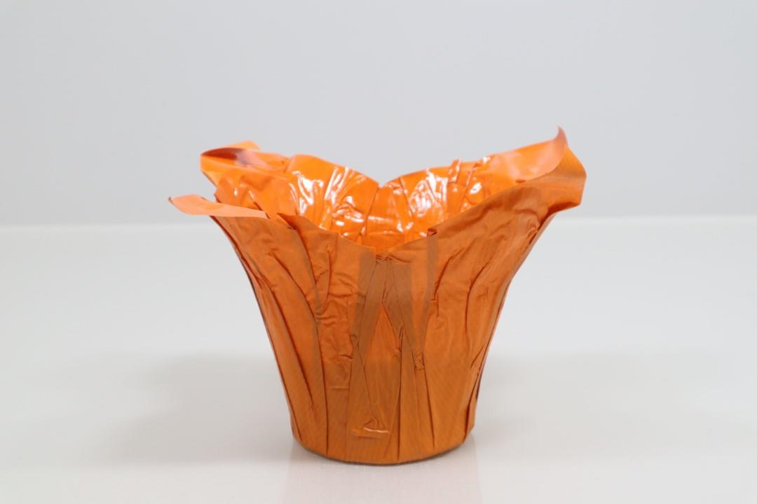 Deco Wraps wasserfest orange D13xH12cm