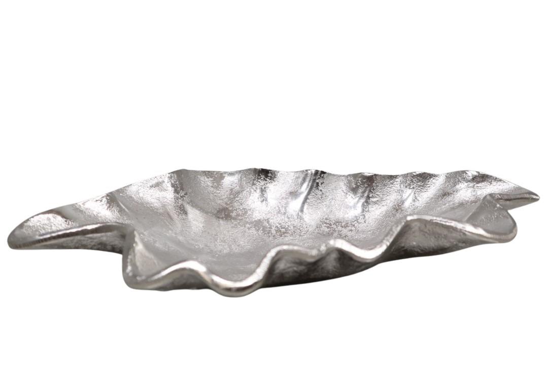 Tablett Aluminium silber 35x21x5cm