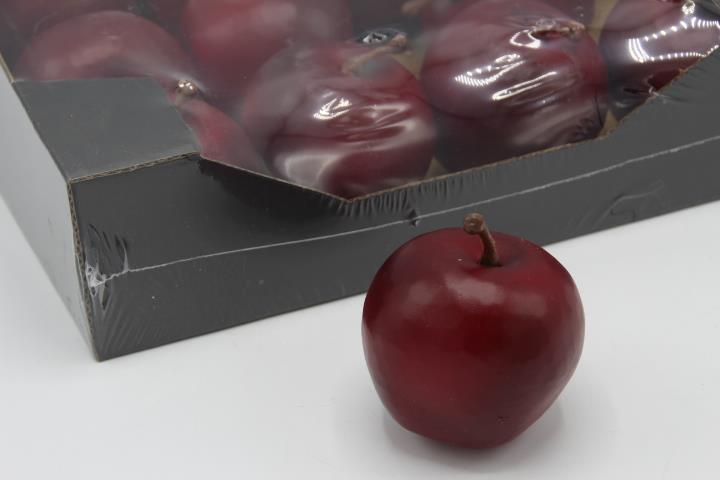 Apfel matt-rot D5,5cm